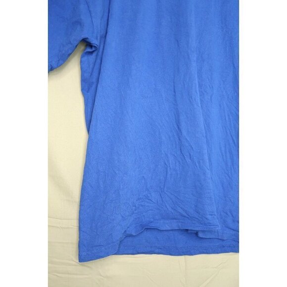 Vintage 90s Pro Club Blank Light Blue T Shirt Size Men's XXL 2X Made in the USA - Picture 4 of 12